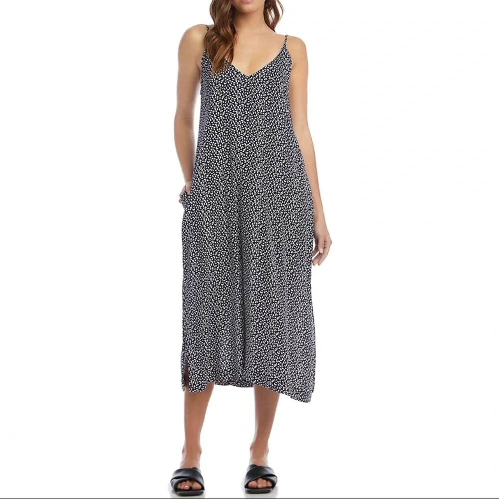 KAREN KANE - SIDE-SLIT CAMI DRESS - Picture 2 of 10